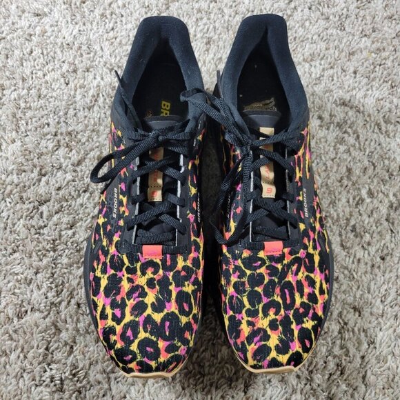 Brooks Launch GTS 9 Women's Running Shoes Size 11 Pink Leopard  Sneaker - Picture 2 of 7